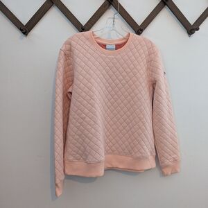 Columbia Quilted Peach Pullover